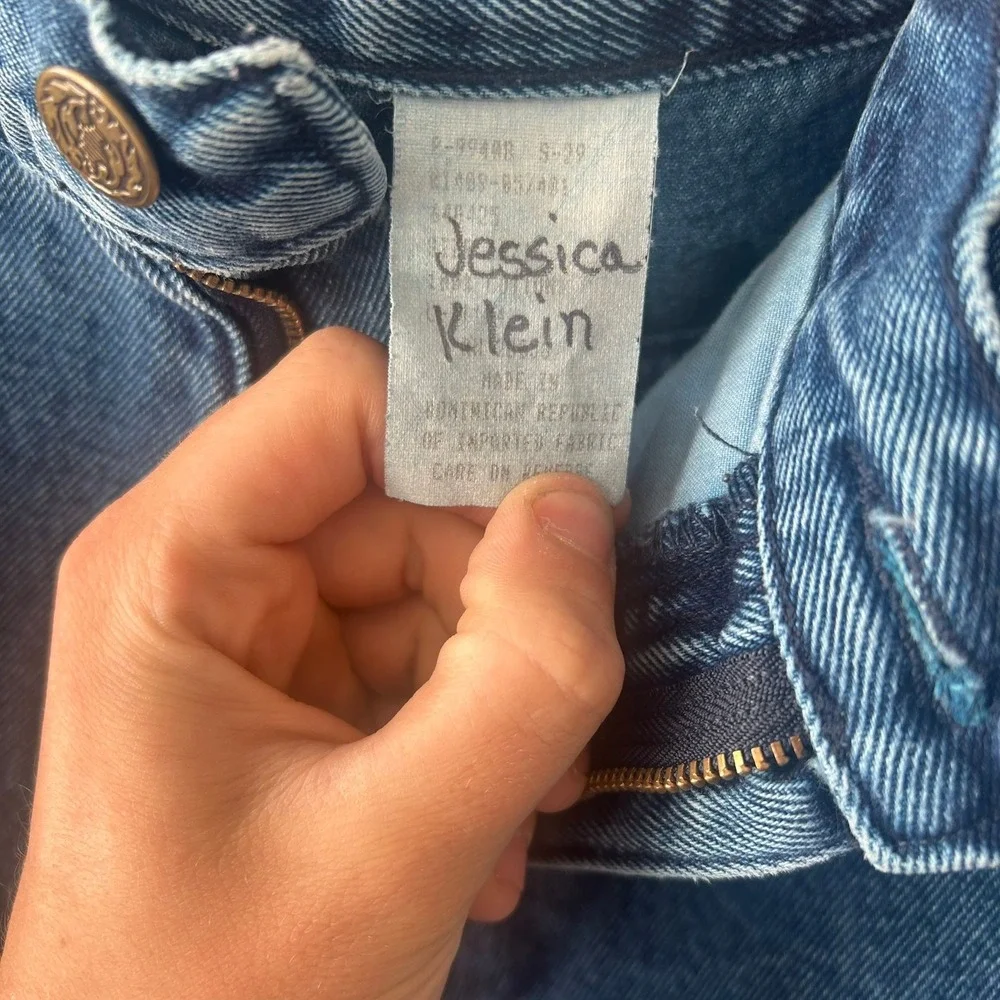 Vintage Justin Richards High Waisted Denim Shorts Medium Wash Blue Size 9/10‎